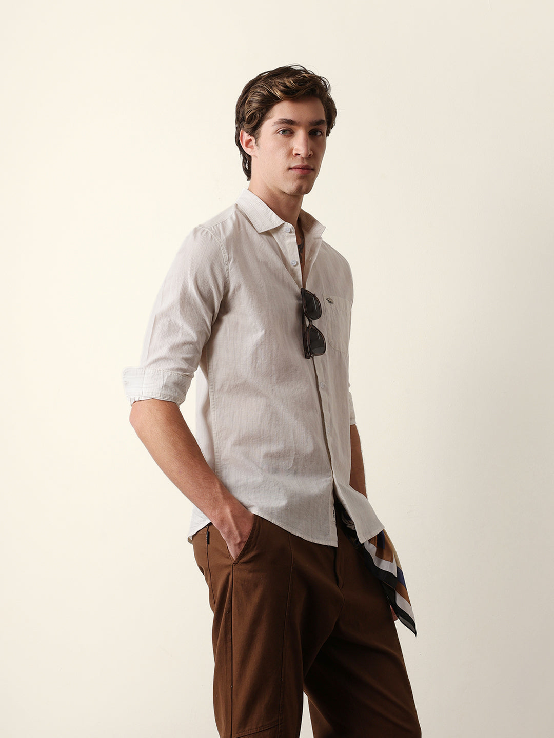 Men Long Sleeves Shirt