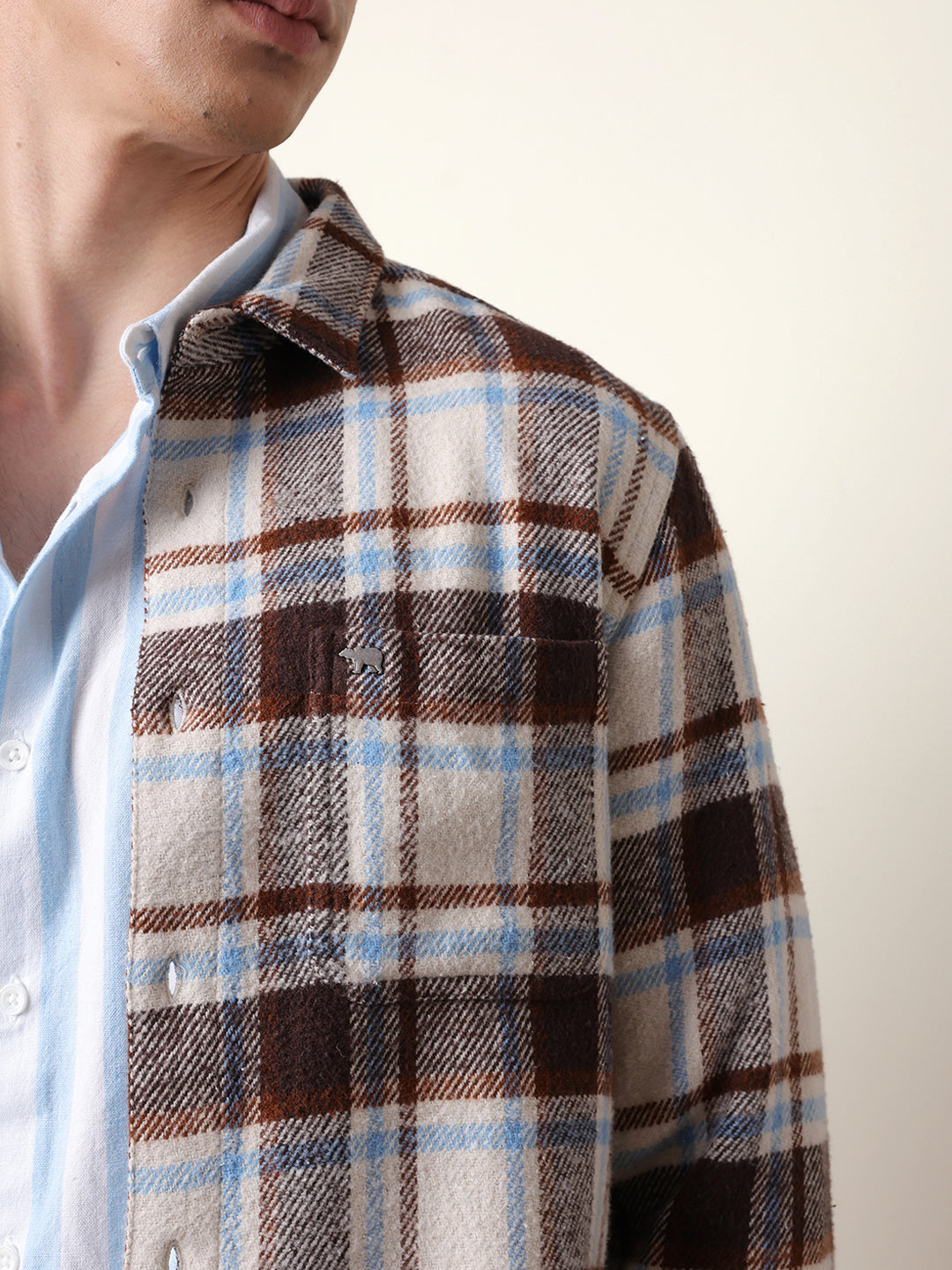Men Modern Fit Casual Shirt