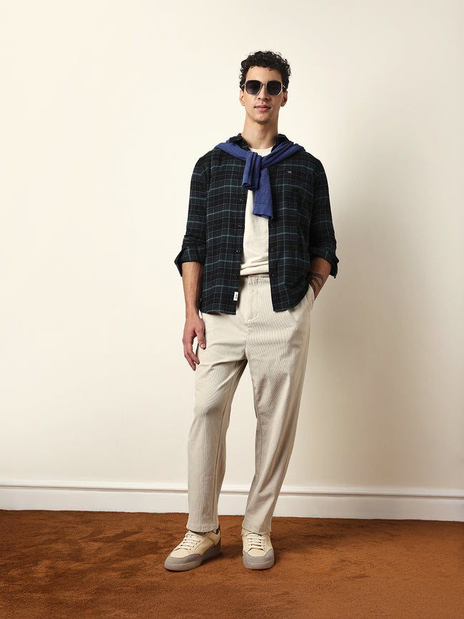 Men Modern Fit Casual Shirt
