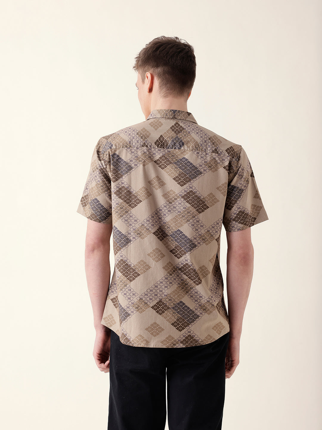 Men Casual Geometric Print Shirt