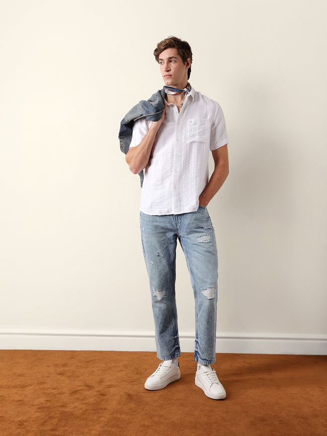 Men Shorts Sleeve Shirt