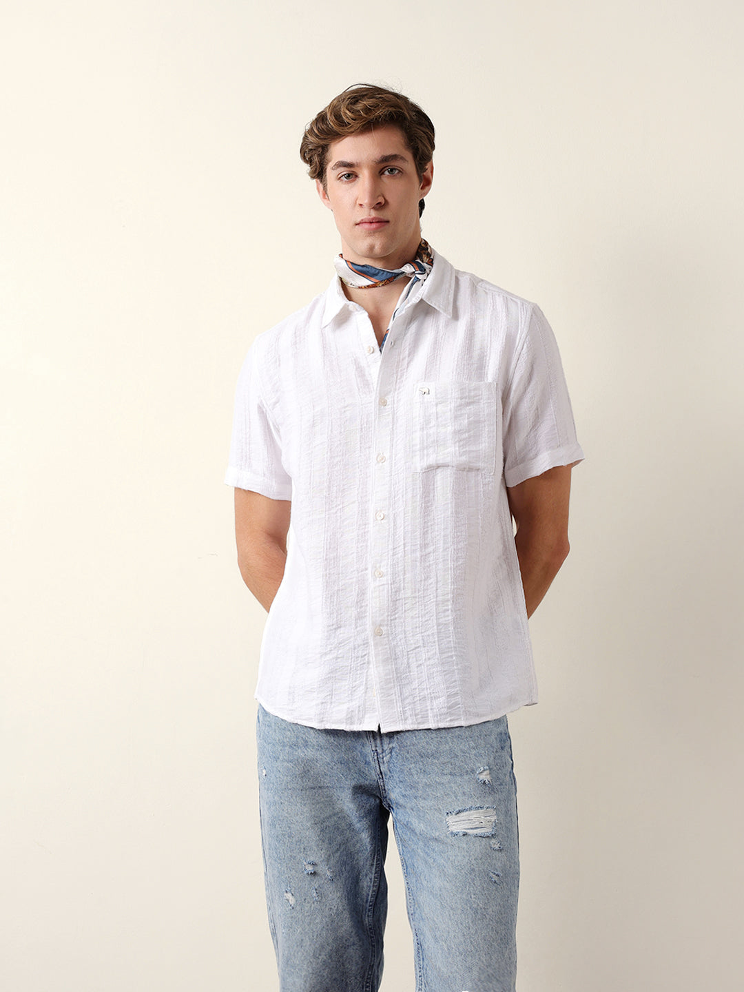 Men Shorts Sleeve Shirt