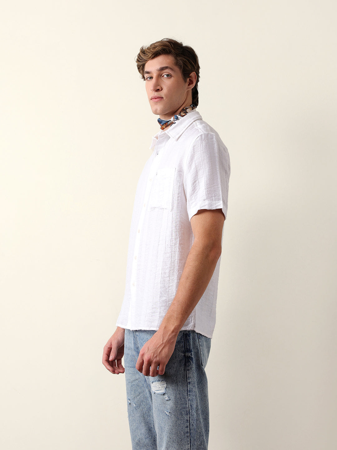 Men Shorts Sleeve Shirt