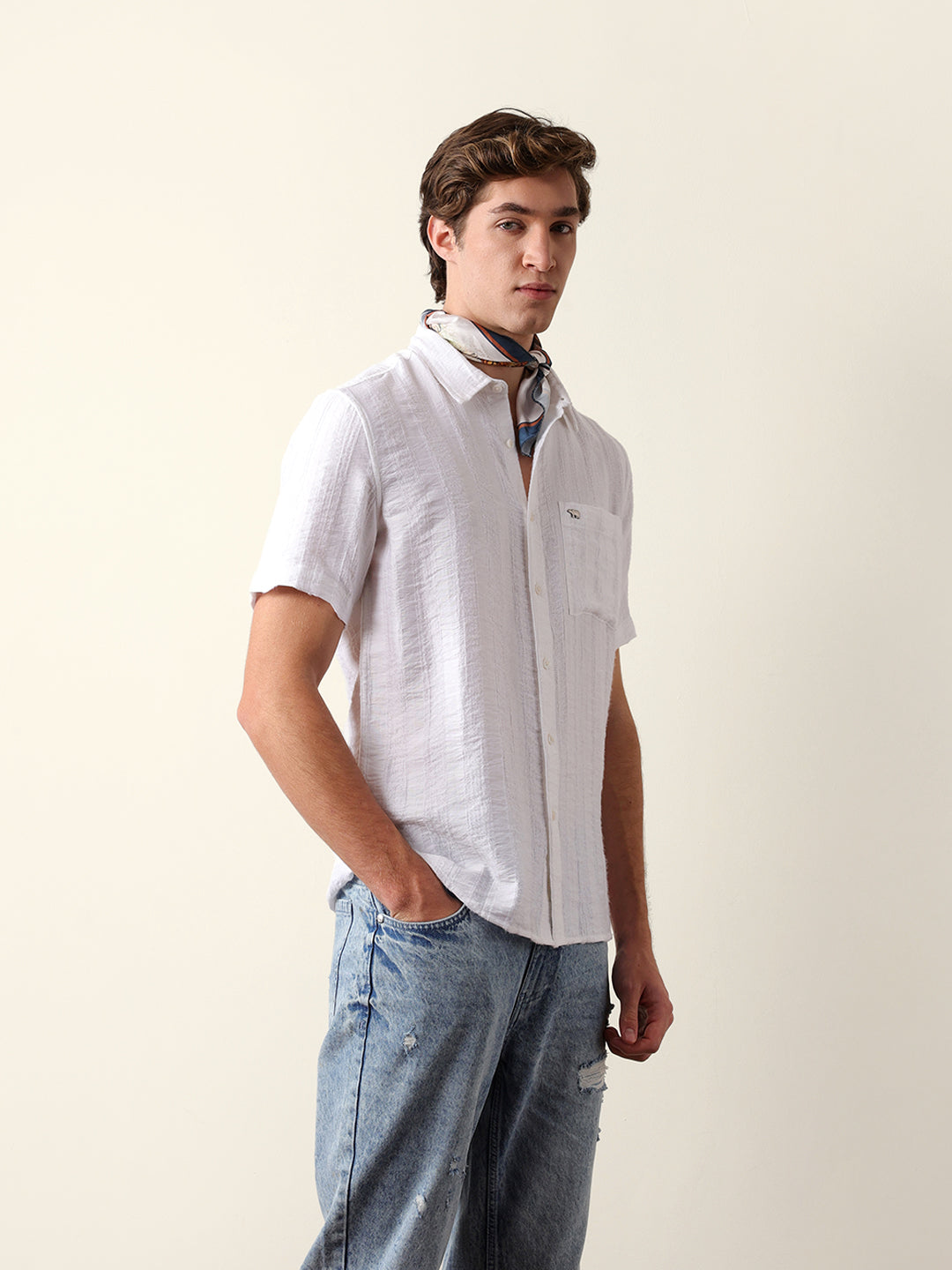 Men Shorts Sleeve Shirt