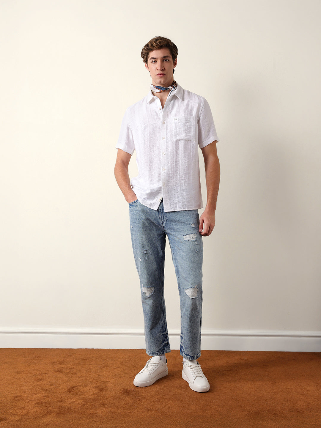 Men Shorts Sleeve Shirt