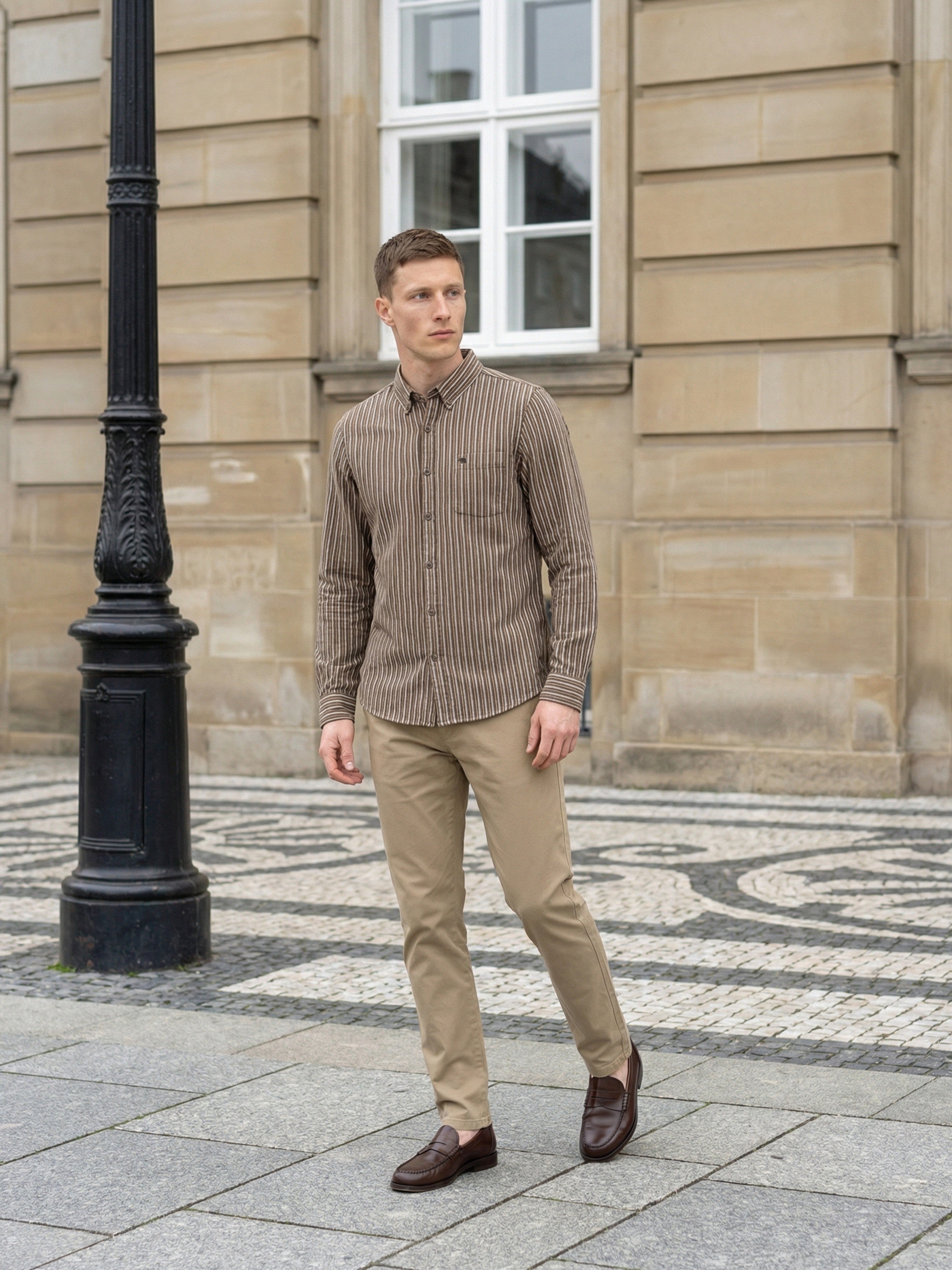 Men Brown Casual Shirt