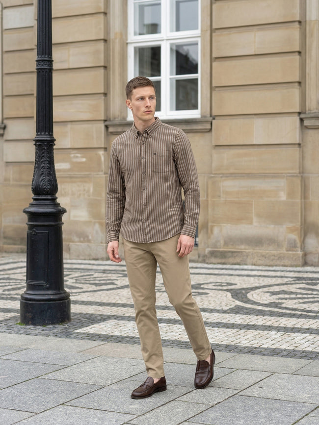 Men Brown Casual Shirt