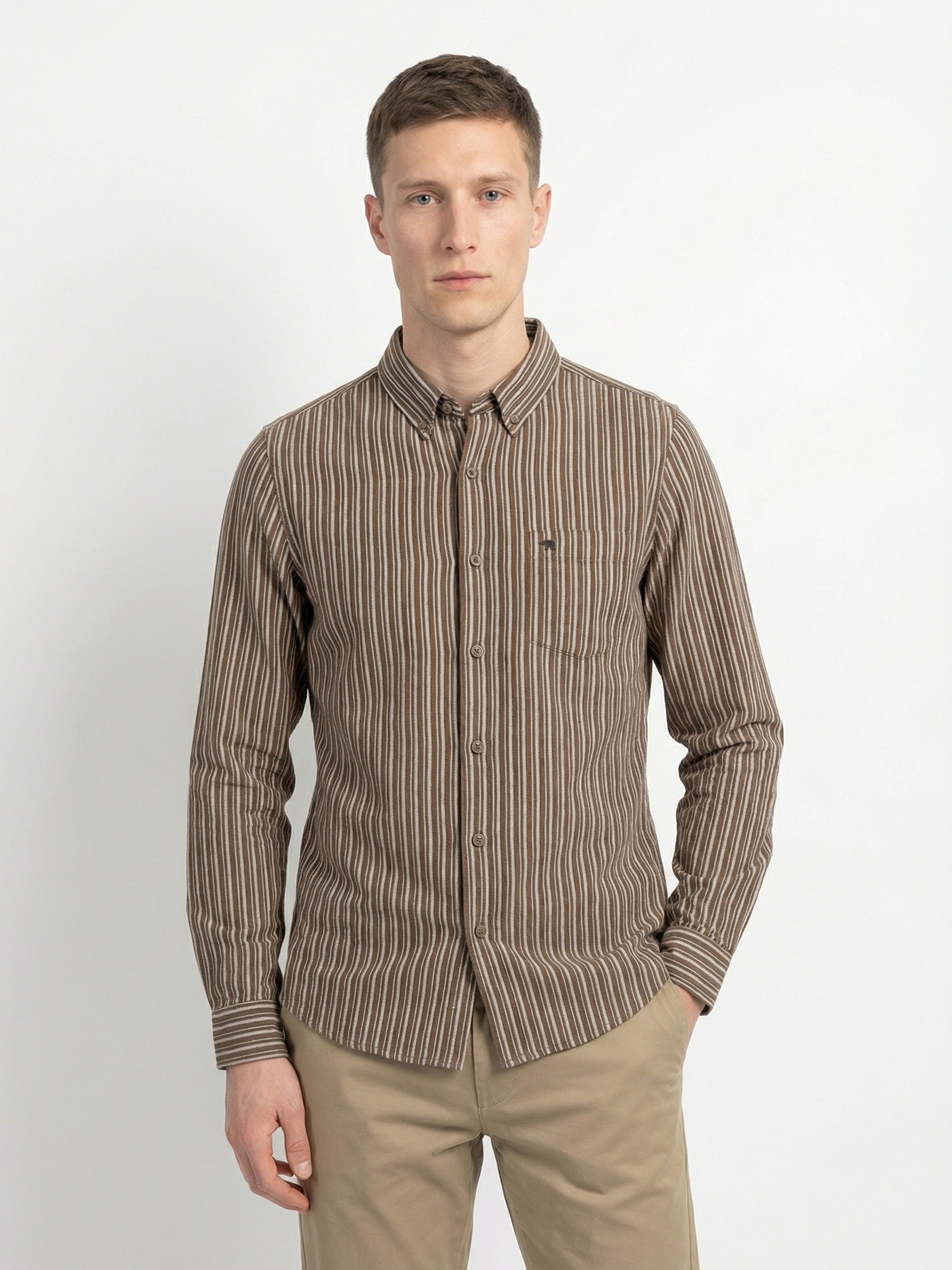 Men Brown Casual Shirt