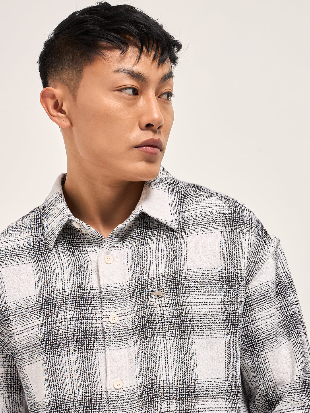 Men White Casual Shirt