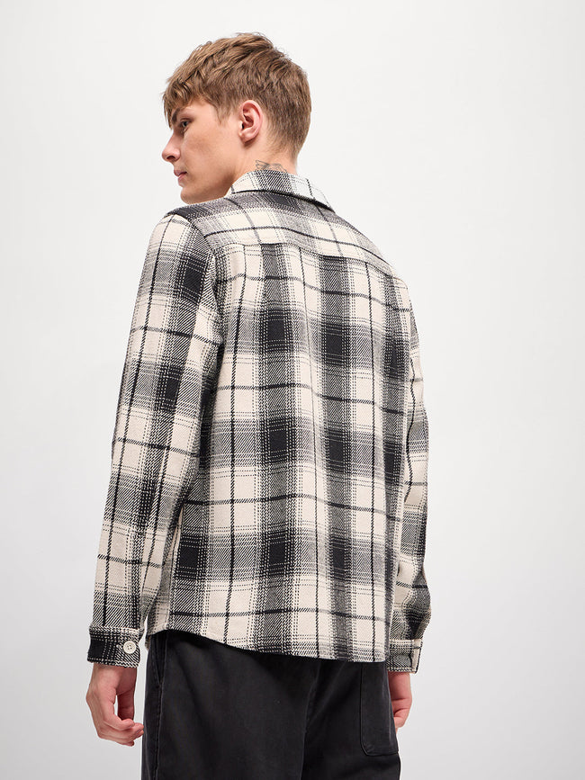 Men Multi-Color Checked Regular Fit Shacket