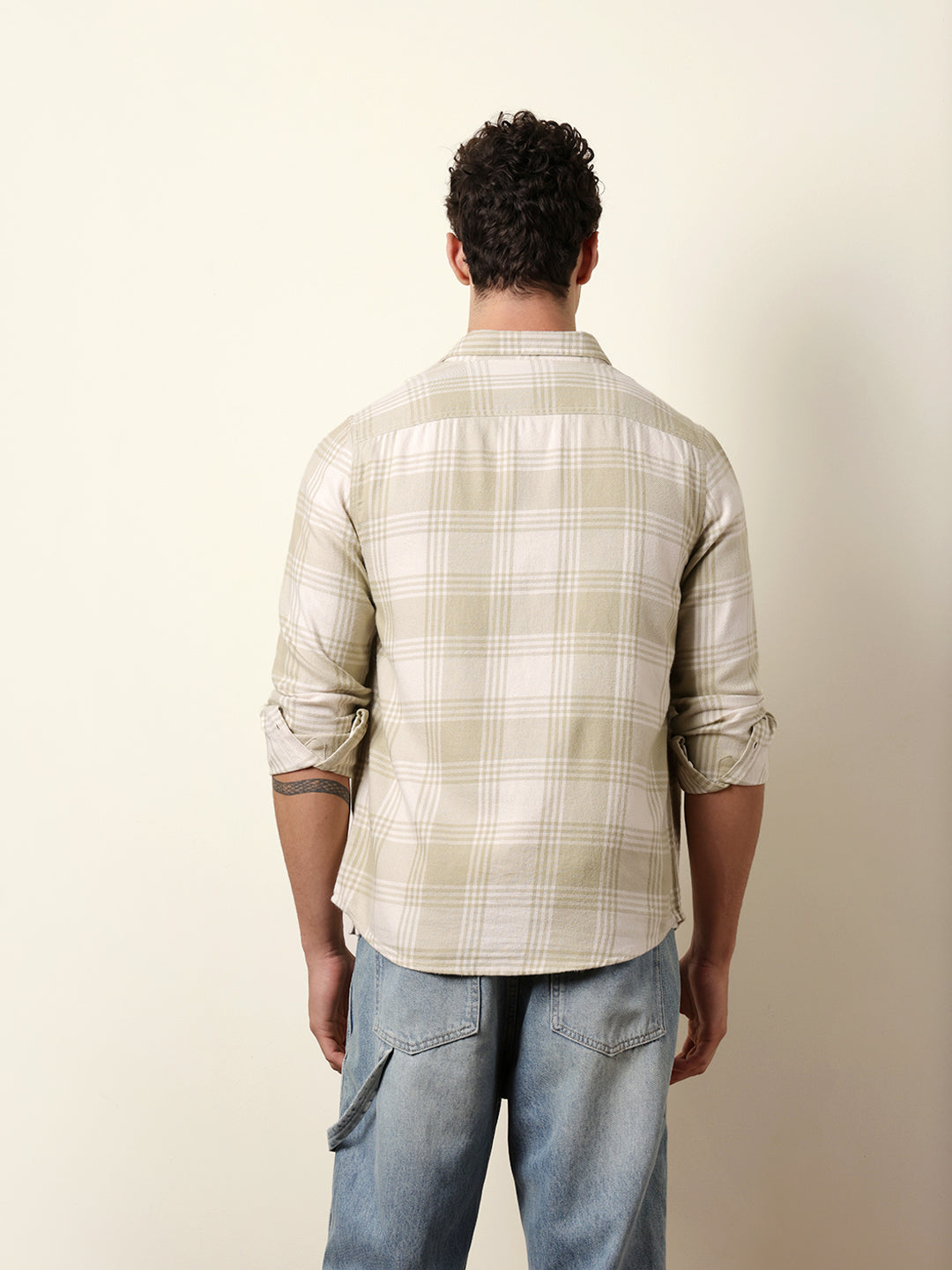 Men Striped Casual Full-Sleeve Shirt