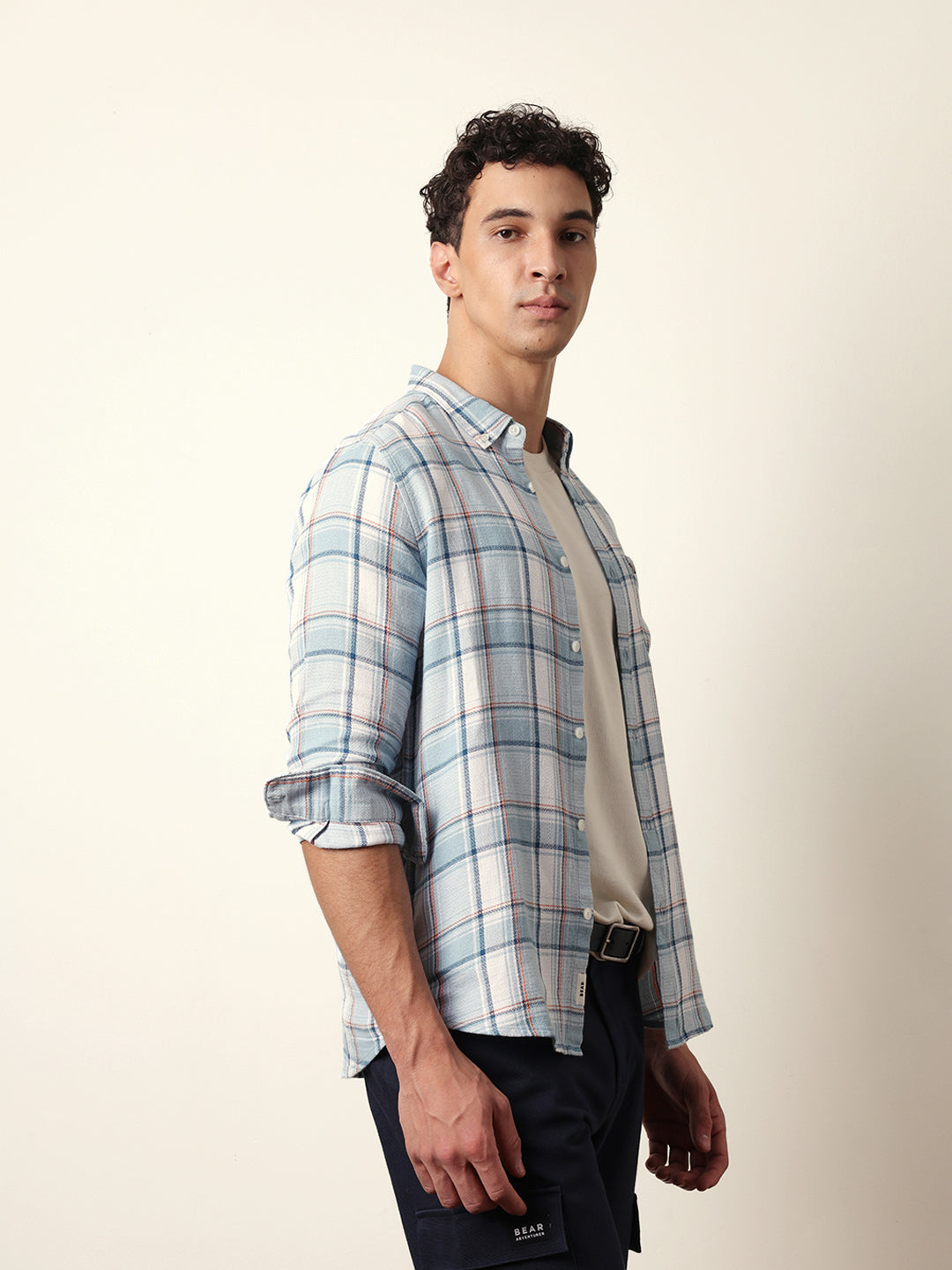 Men Modern Fit Casual Shirt