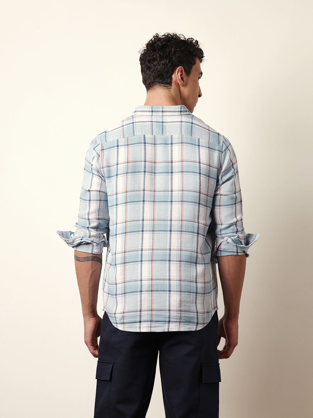 Men Modern Fit Casual Shirt