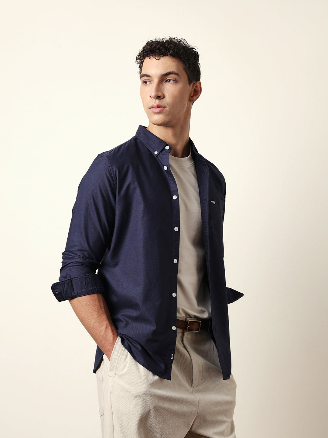 Men Modern Fit Casual Shirt