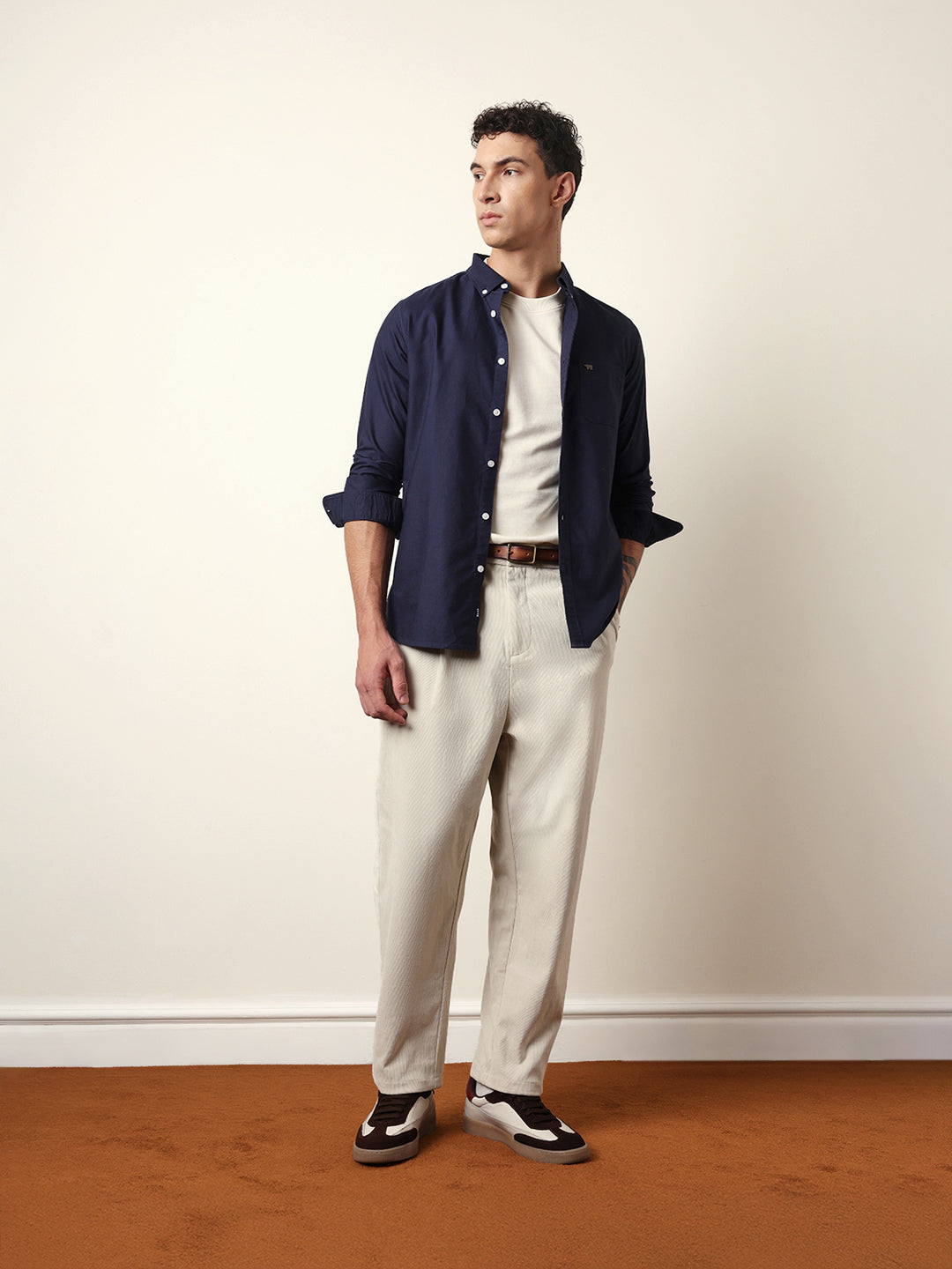 Men Modern Fit Casual Shirt