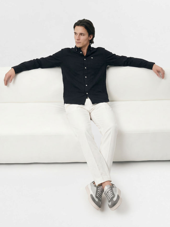 Men Black Casual Shirt