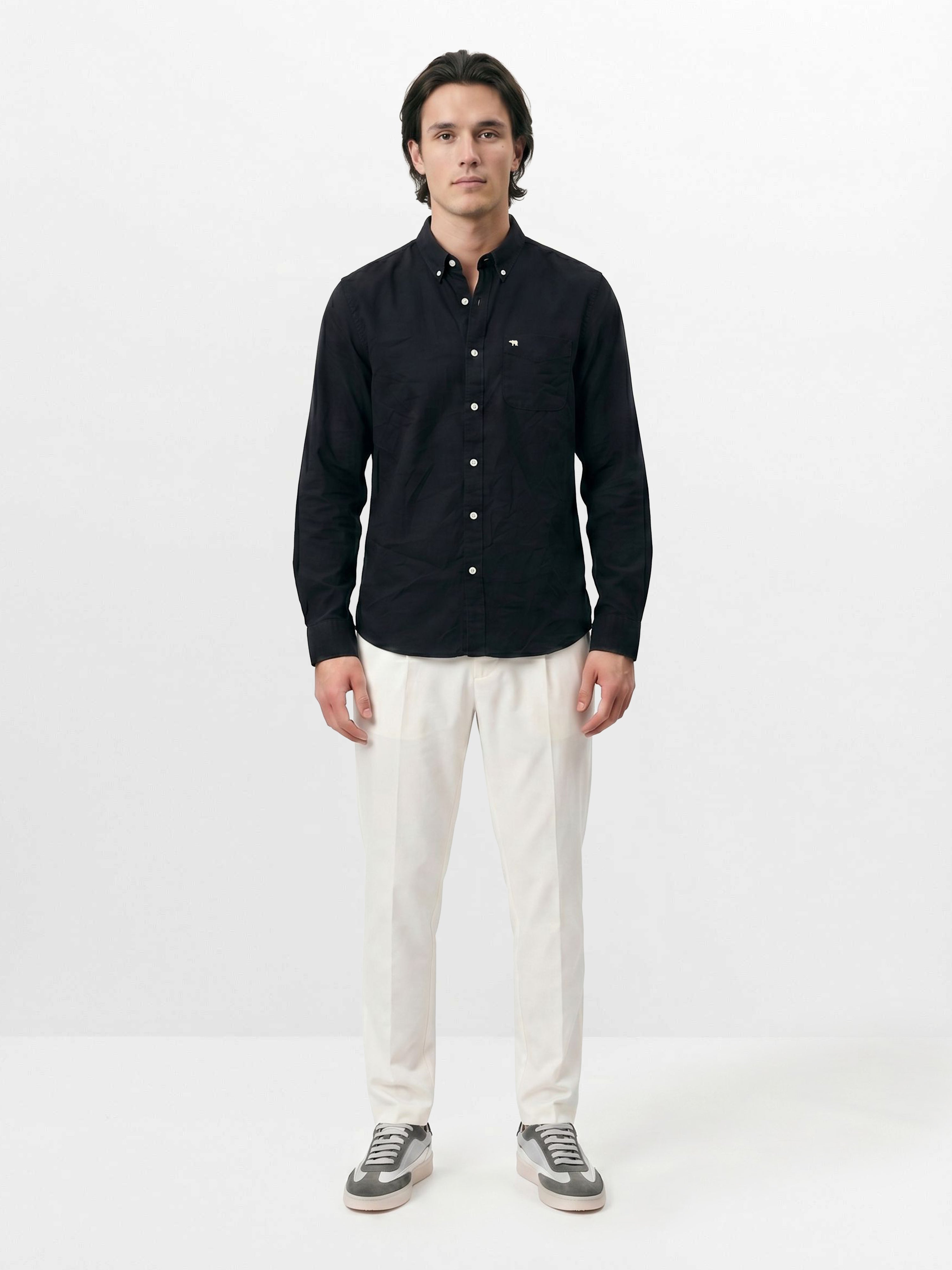 Men Black Casual Shirt