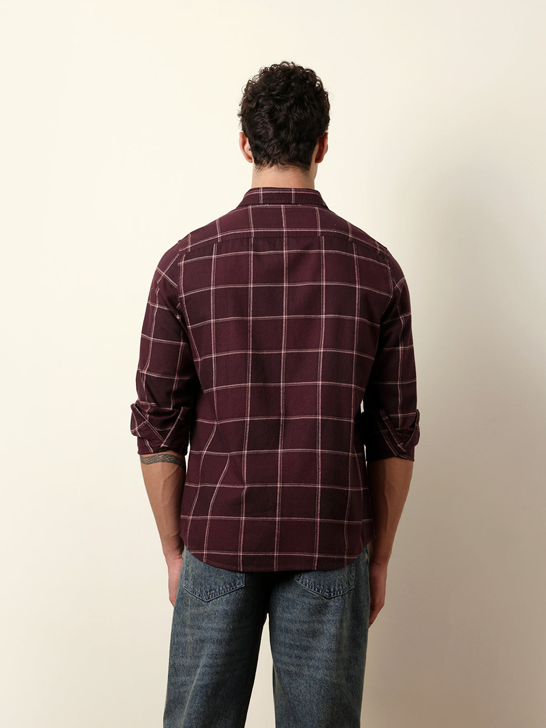 Men Striped Casual Full-Sleeve Shirt