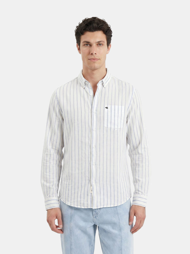 Men White Casual Shirt