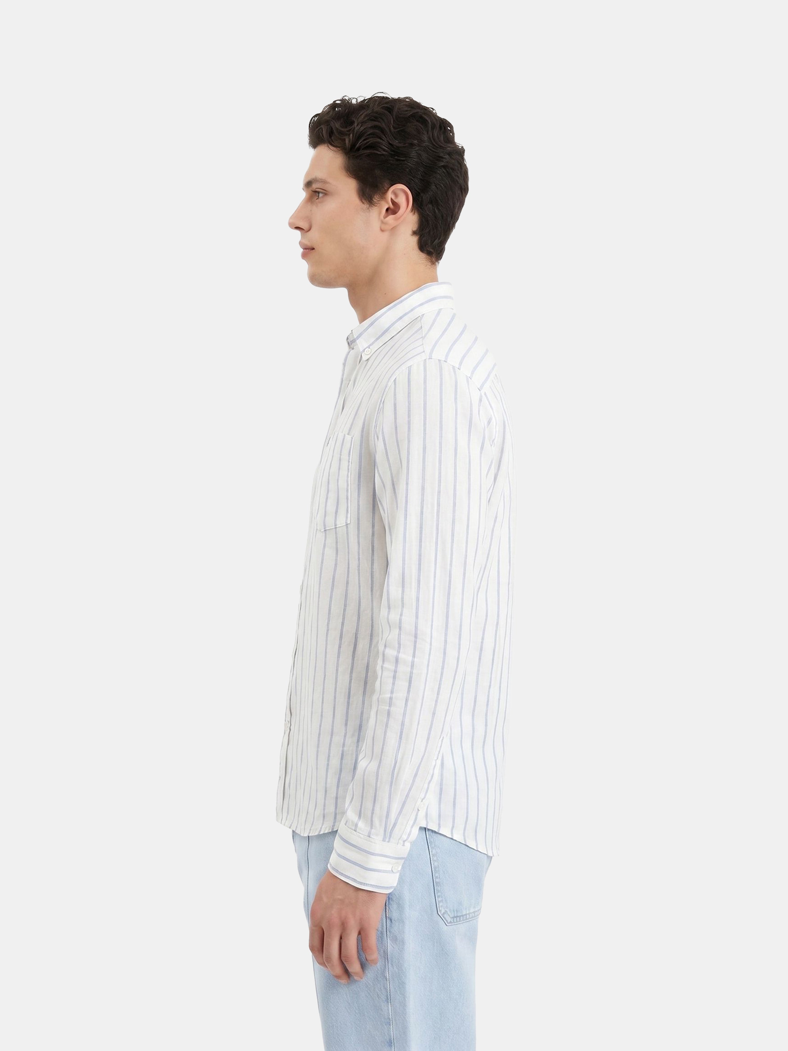Men White Casual Shirt