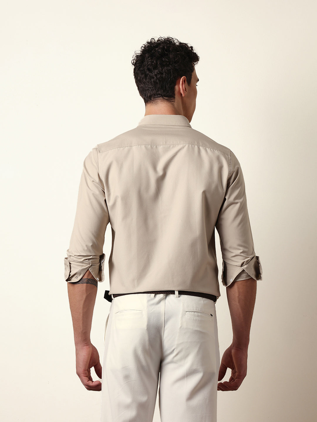 Men Modern Fit Casual Shirt