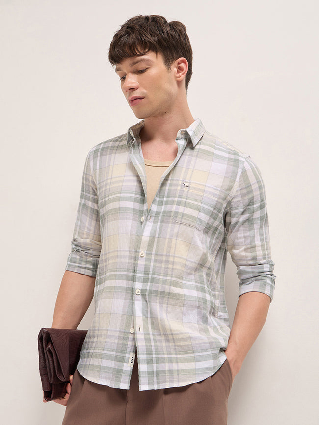 Men Multi Checked Shirt