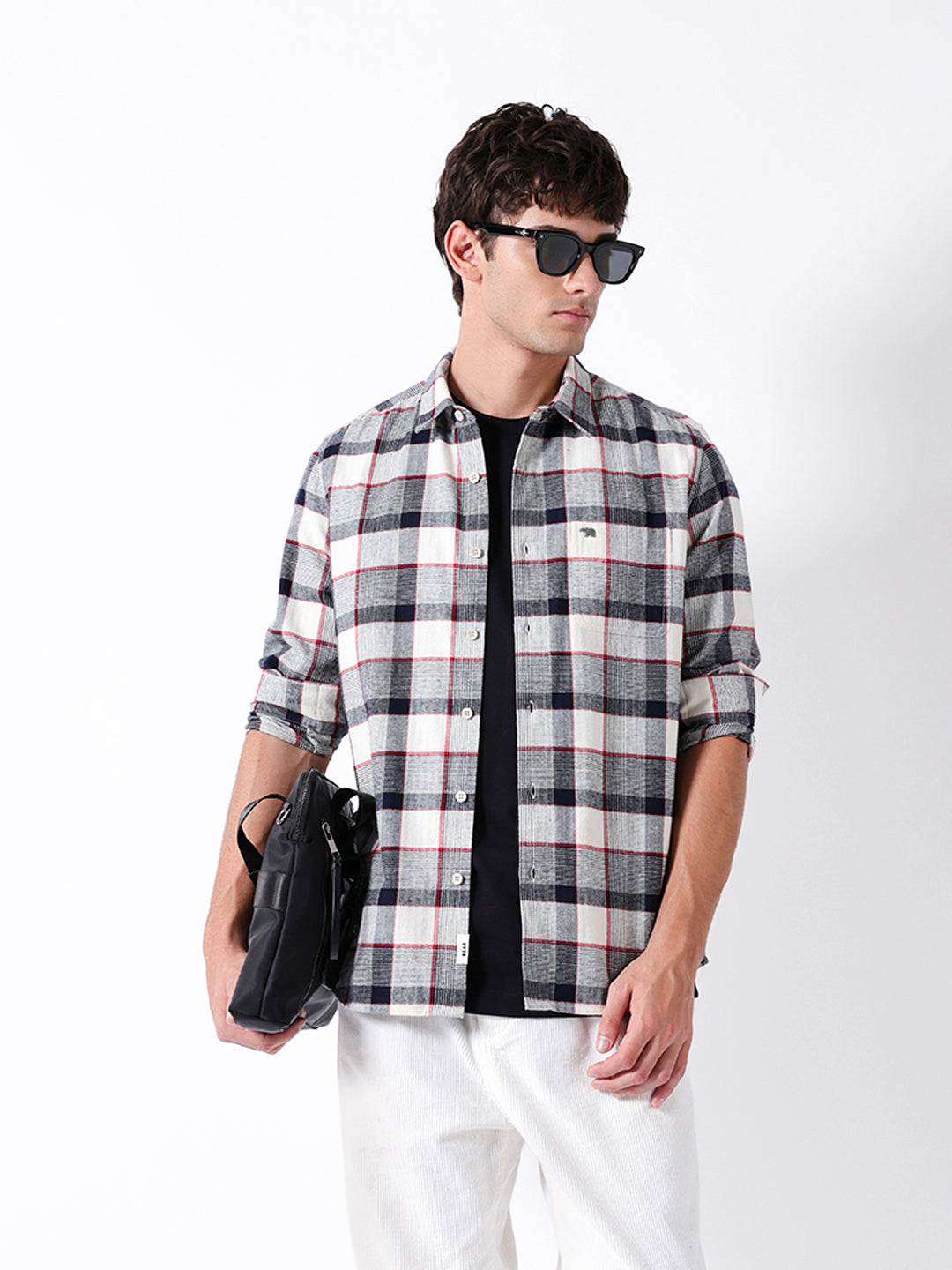 Men Multi Checked Shirt