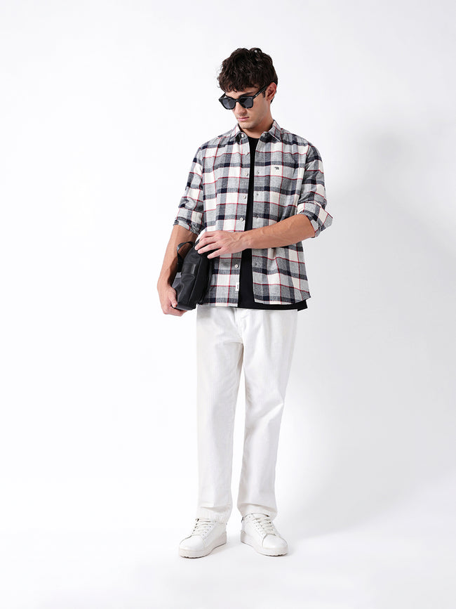 Men Multi Checked Shirt