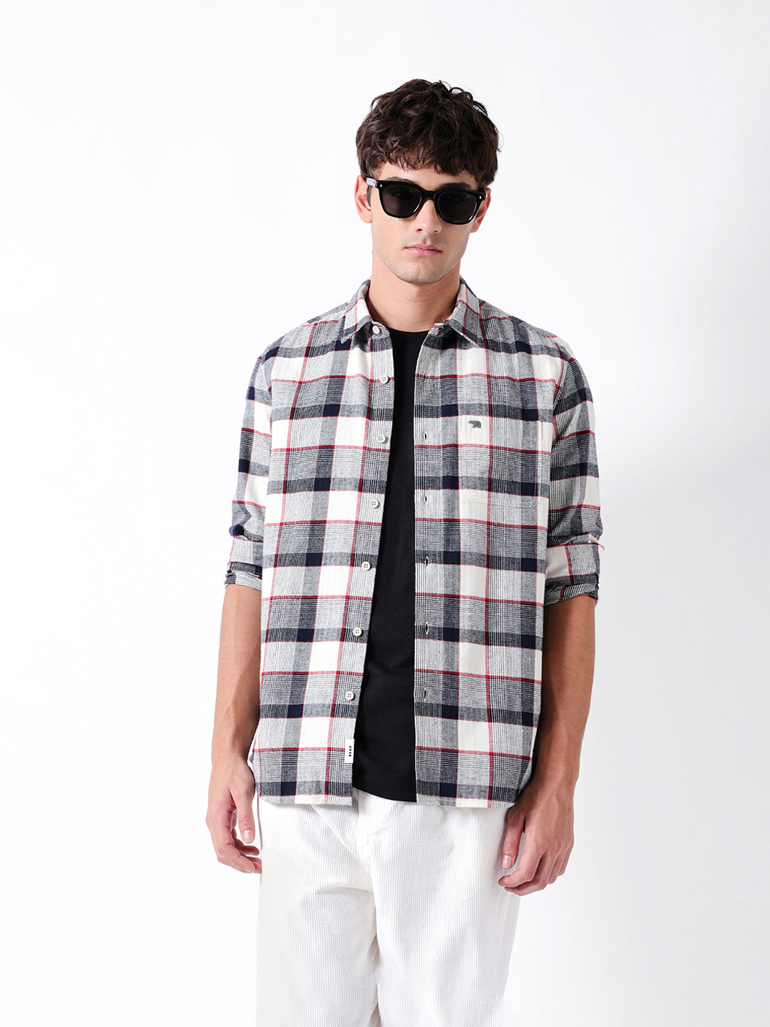 Men Multi Checked Shirt