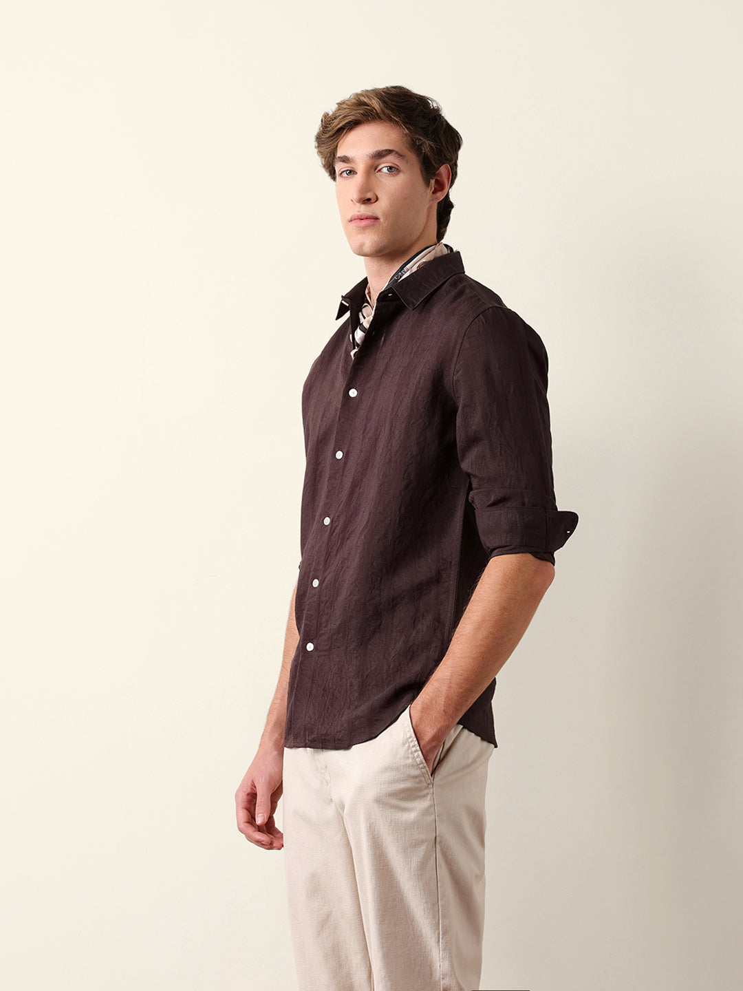 Men Long Sleeves Shirt