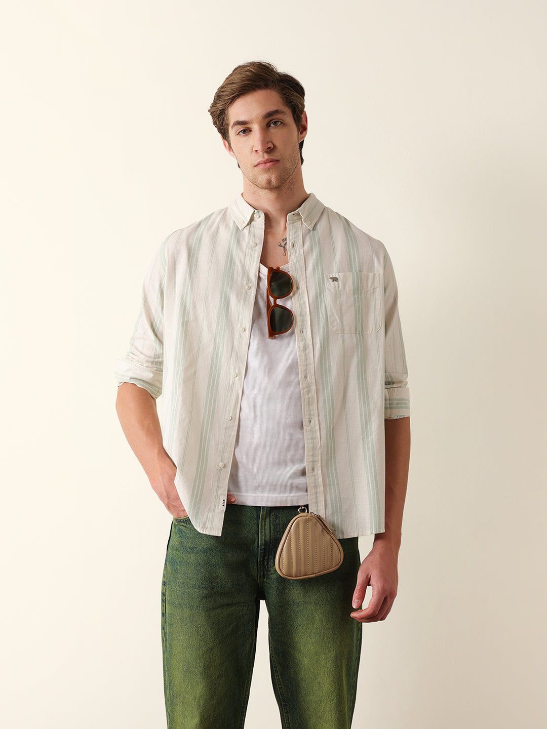 Men Long Sleeves Shirt