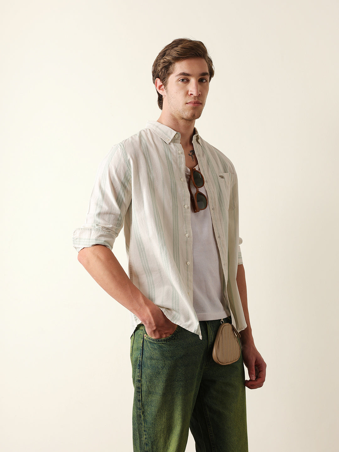 Men Long Sleeves Shirt