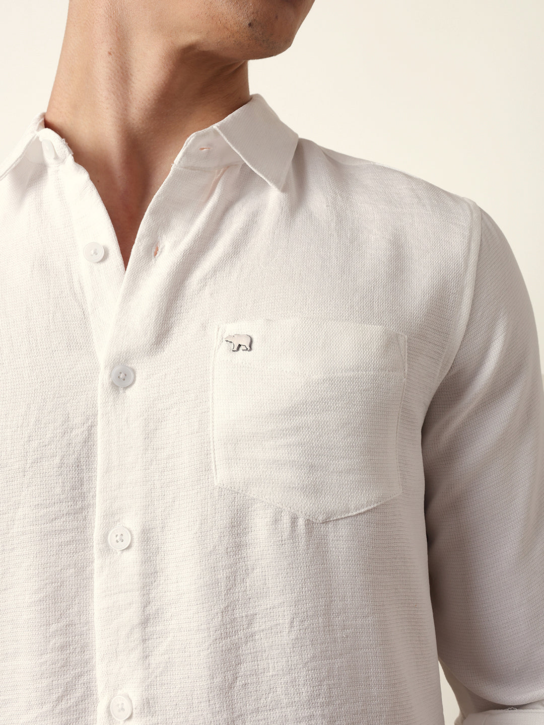 Men Modern Fit Casual Shirt