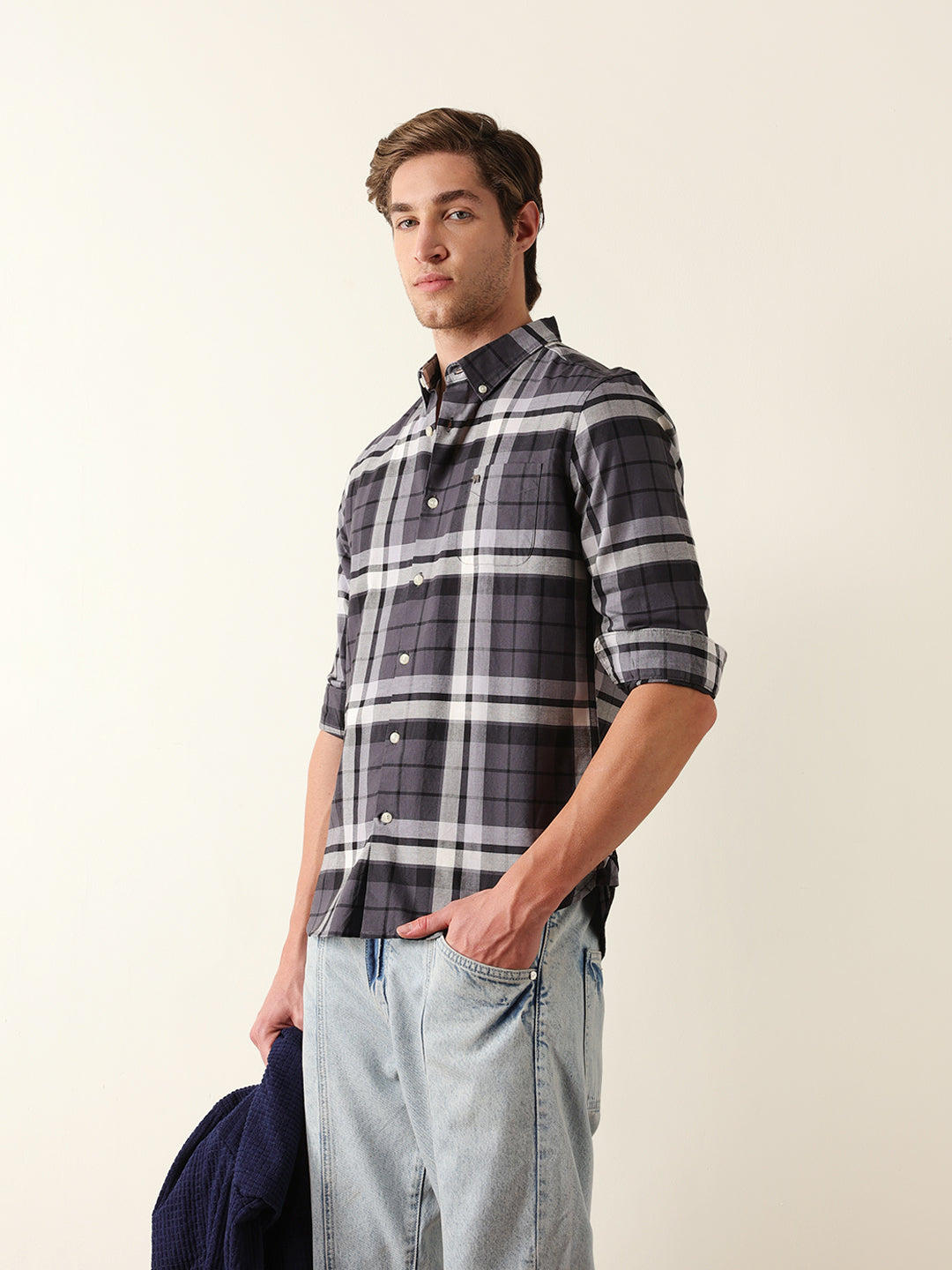 Men Long Sleeves Shirt