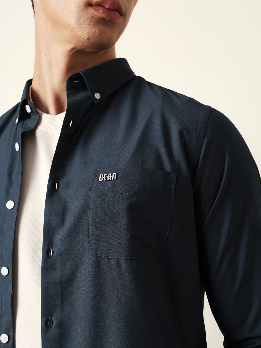 Men Modern Fit Casual Shirt