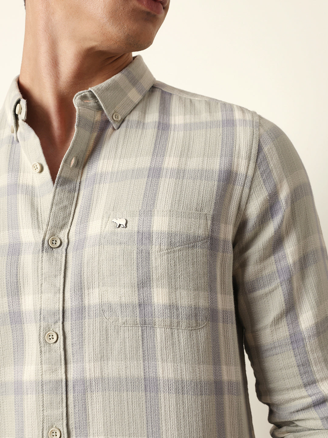 Men Modern Fit Casual Shirt