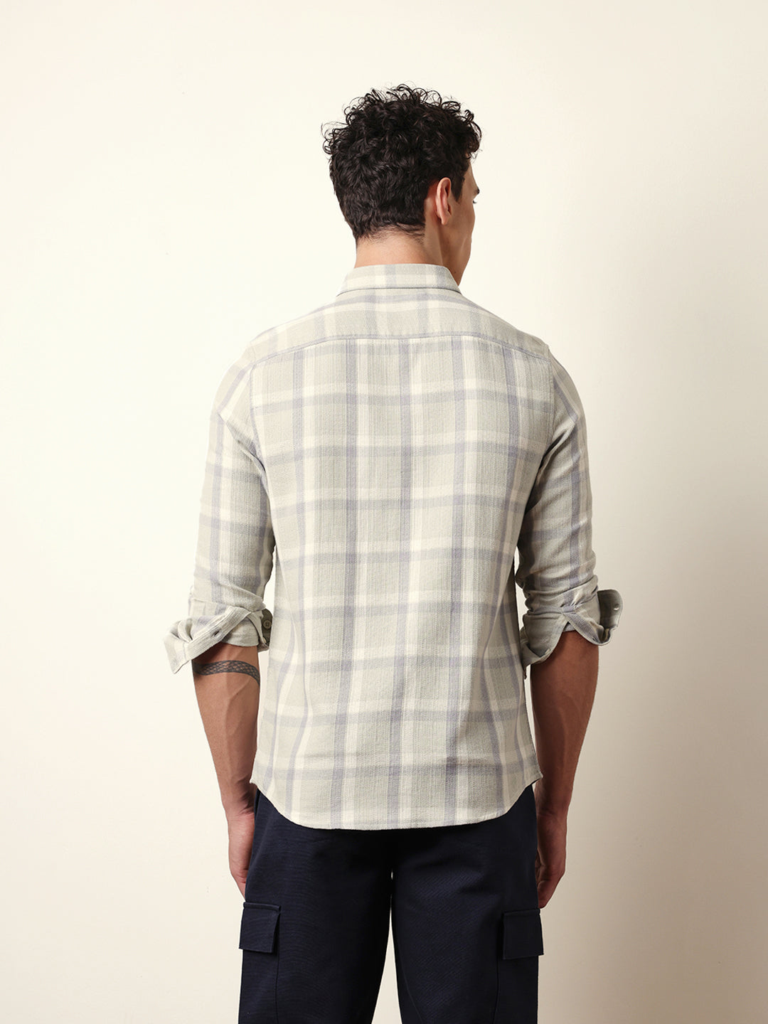 Men Modern Fit Casual Shirt