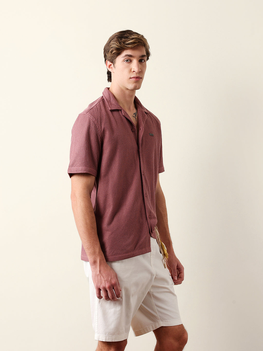 Men Shorts Sleeve Shirt