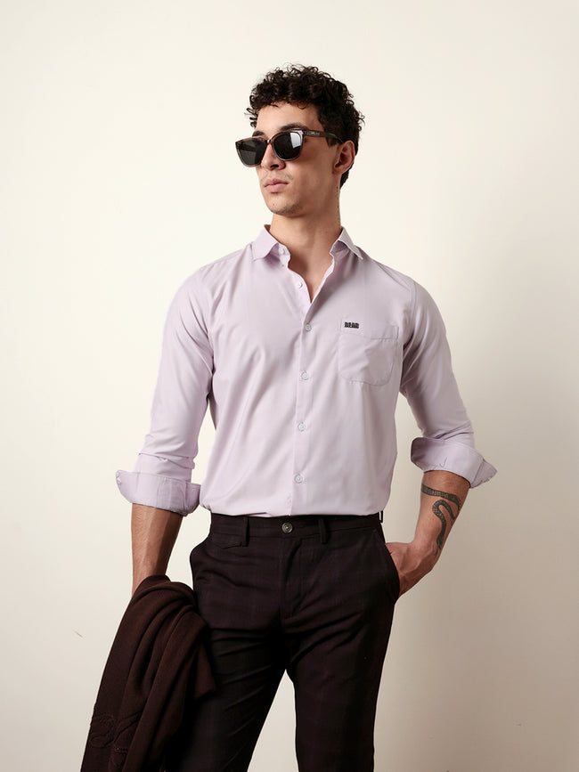 Men Purple Casual Shirt