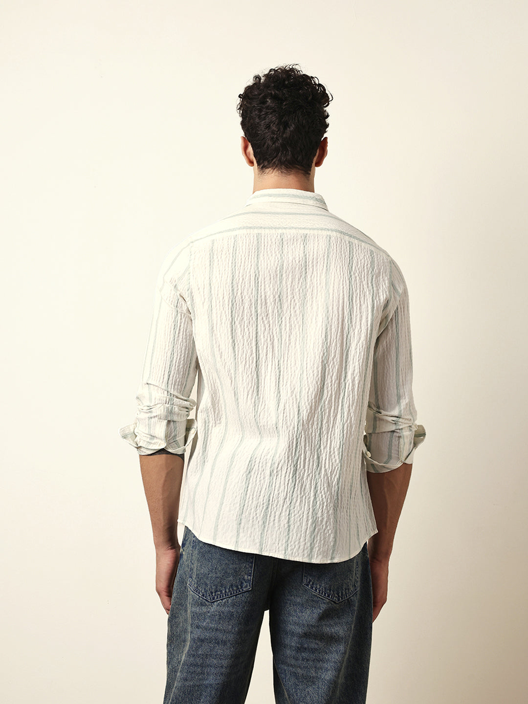 Men Modern Fit Casual Shirt