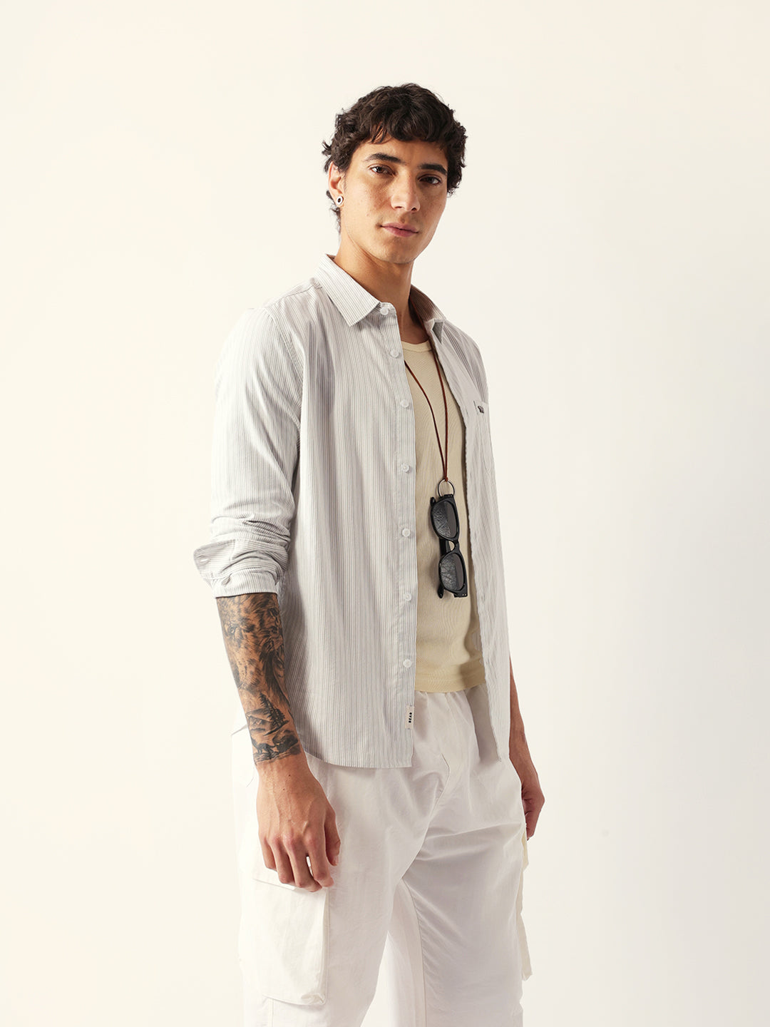 Men Green Casual Shirt