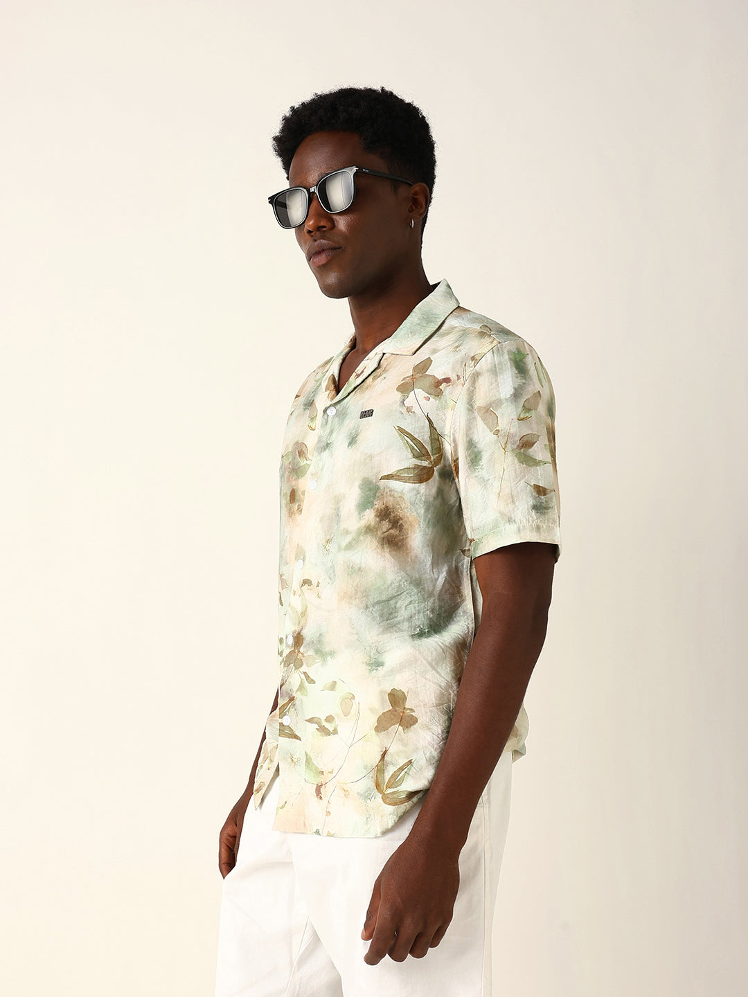 Men Beige Casual Shirt