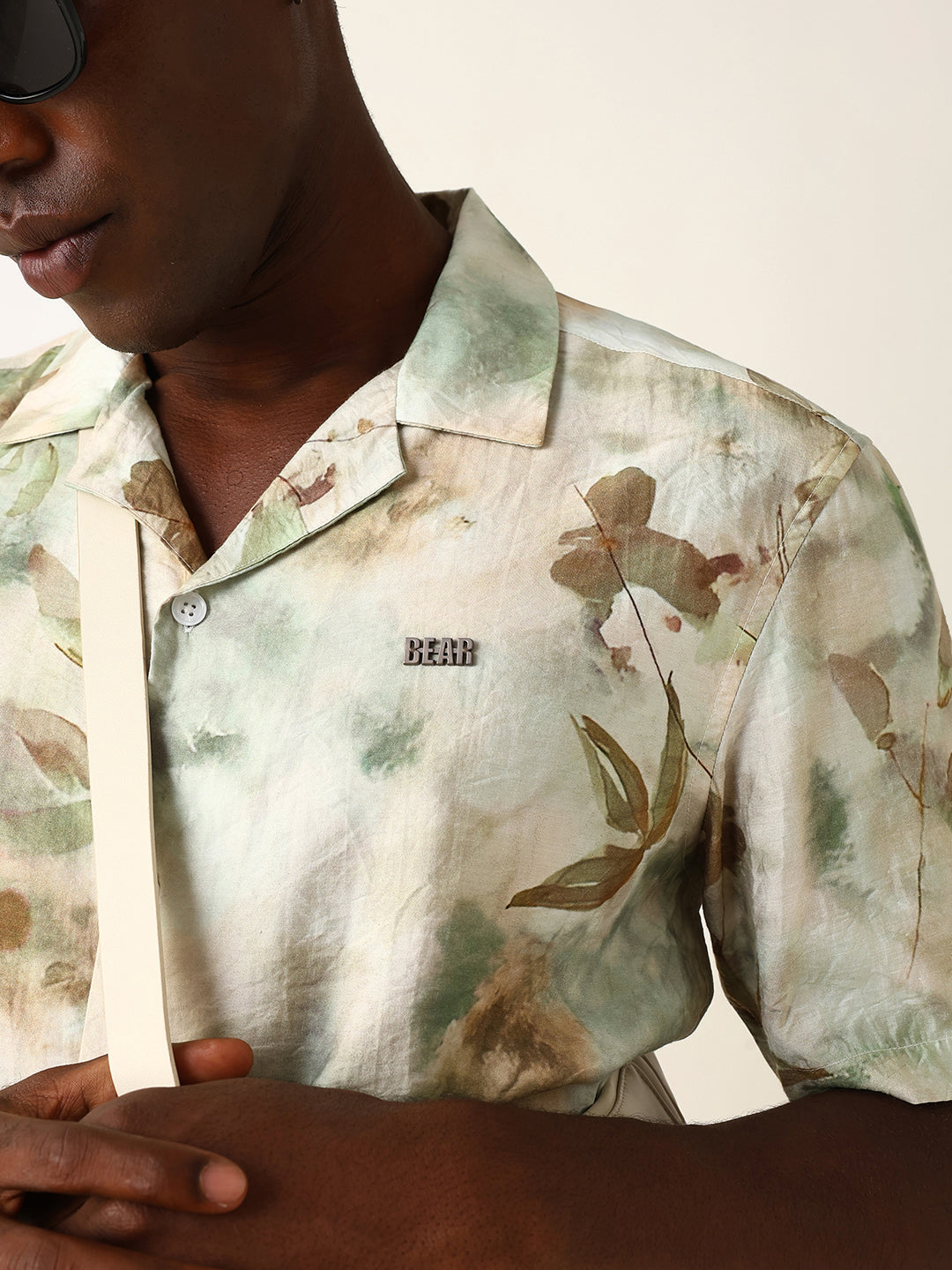 Men Beige Casual Shirt