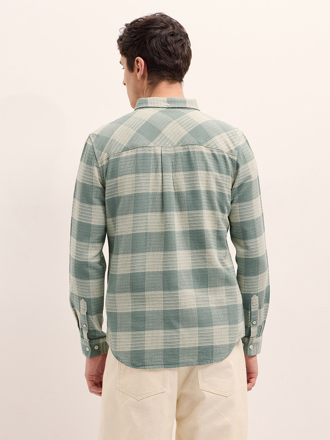 Men Green Casual Shirt