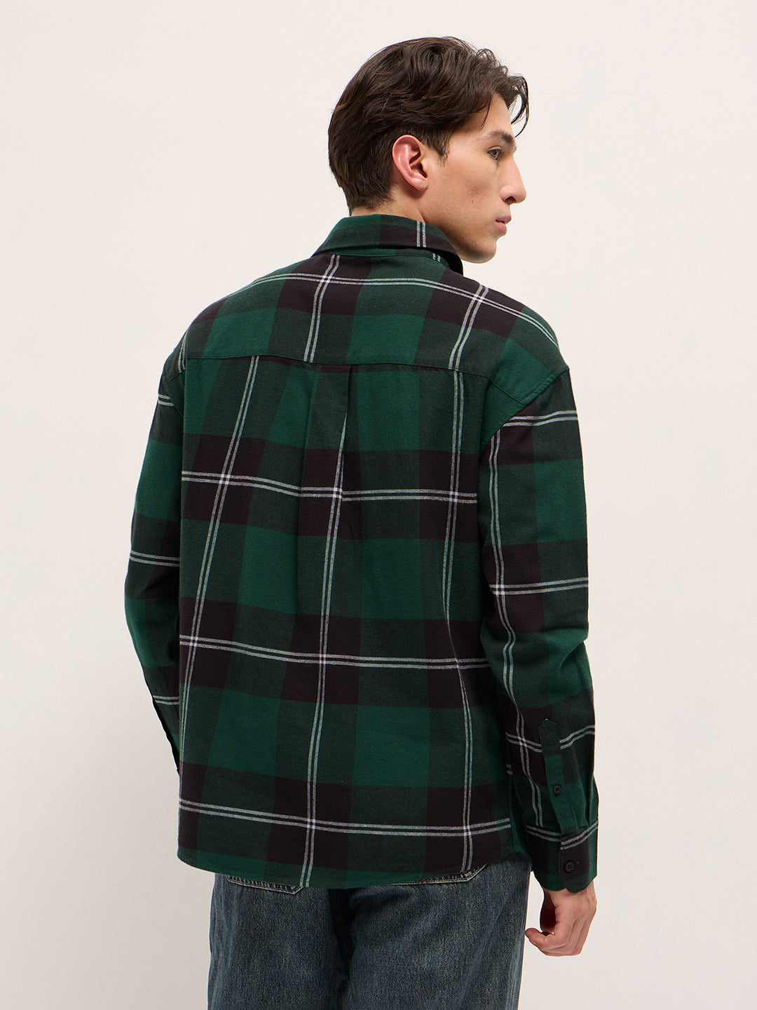 Men Green Casual Shirt