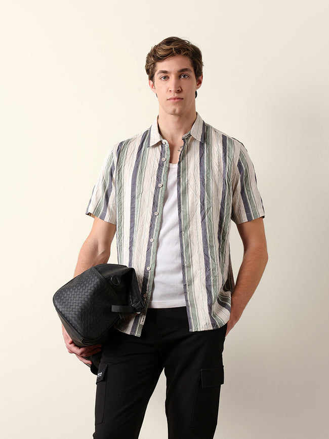 Men Shorts Sleeve Shirt