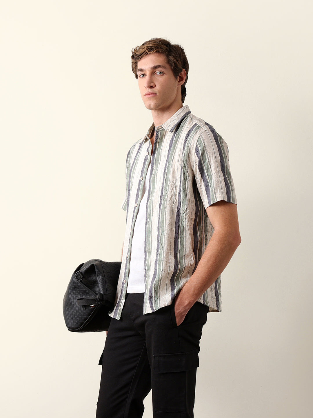 Men Shorts Sleeve Shirt