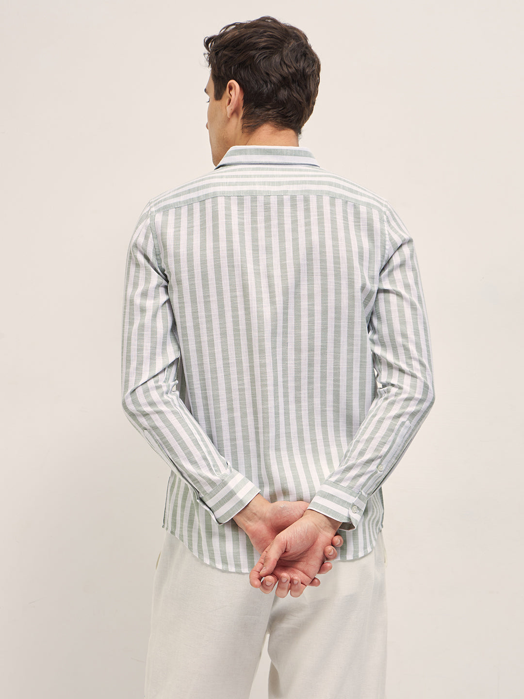 Men Green Casual Shirt