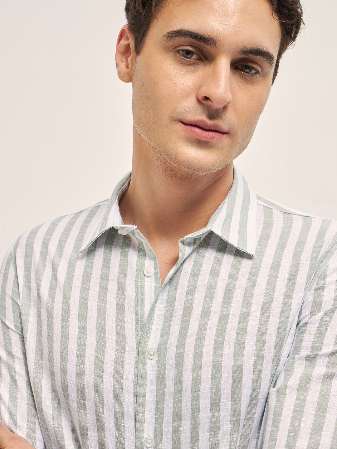 Men Green Casual Shirt