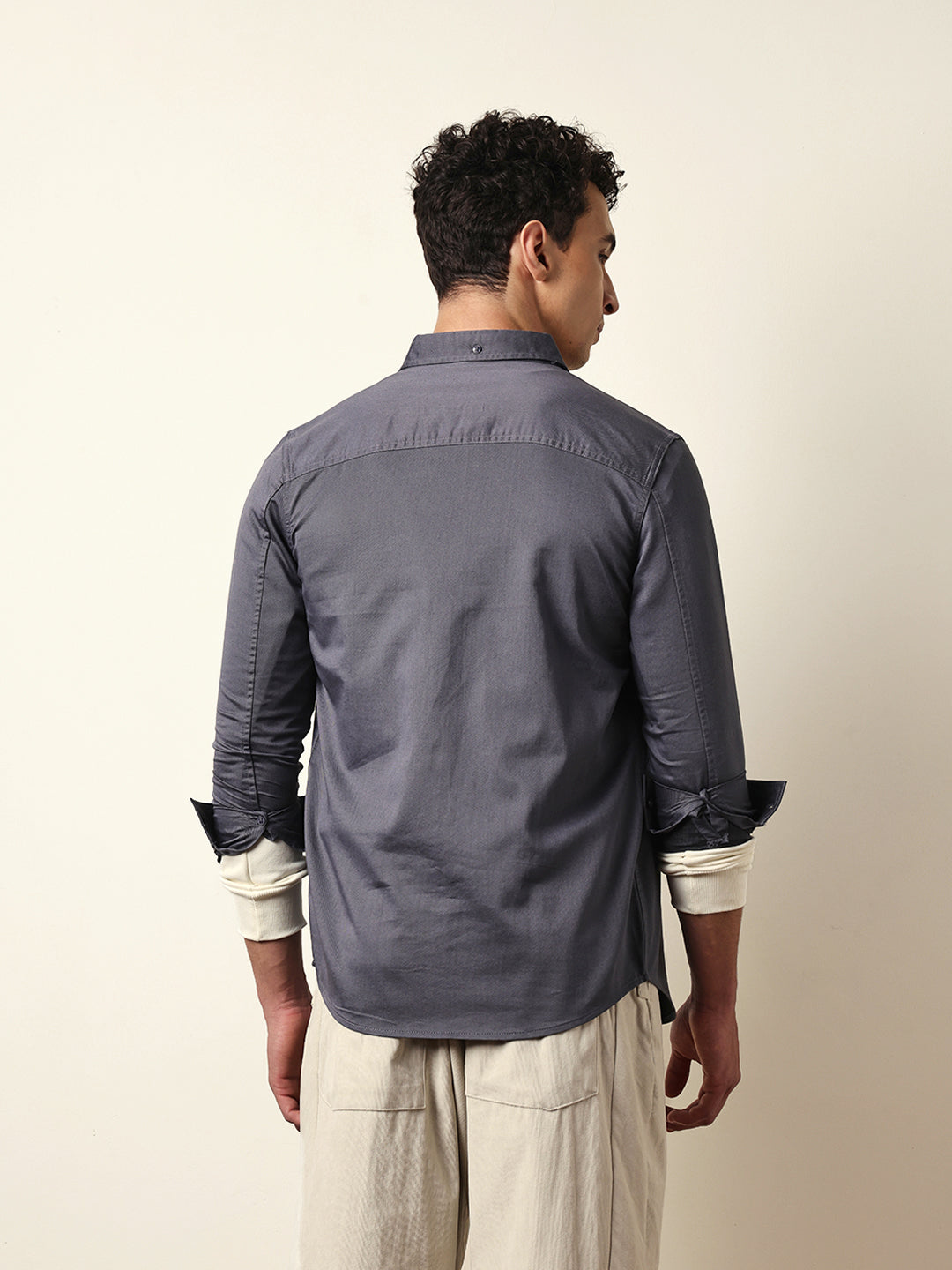 Men Modern Fit Casual Shirt